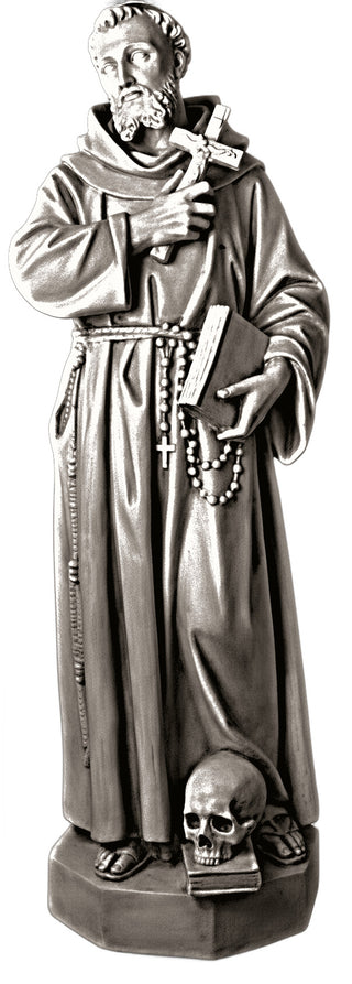 St Francis (Skull & Cross Statue - 63-inch