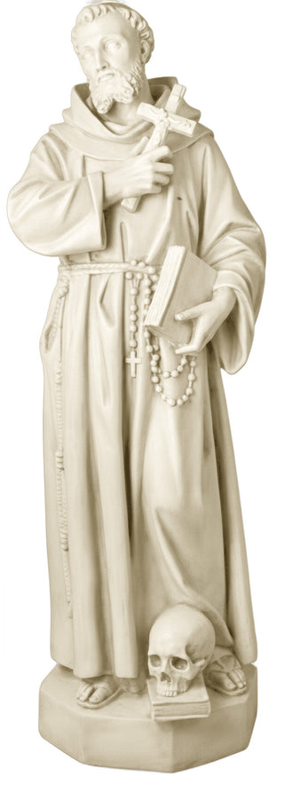 St Francis (Skull & Cross Statue - 63-inch