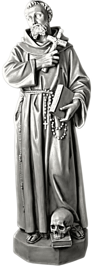 St Francis (Skull & Cross Statue - 63-inch