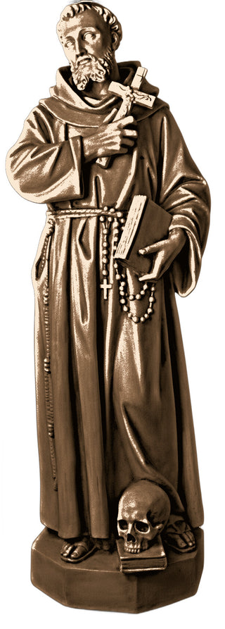 St Francis (Skull & Cross Statue - 63-inch