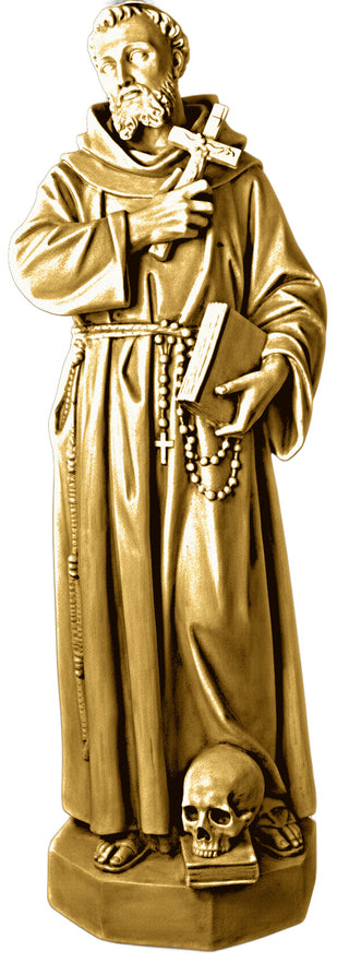 St Francis (Skull & Cross Statue - 63-inch