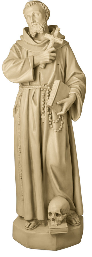 St Francis (Skull & Cross Statue - 63-inch