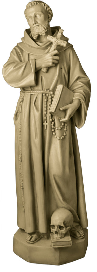 St Francis (Skull & Cross Statue - 63-inch