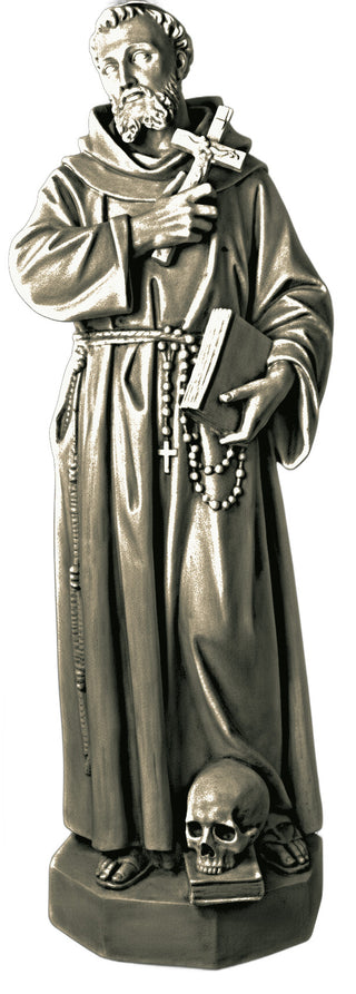 St Francis (Skull & Cross Statue - 63-inch
