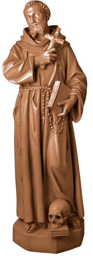 St Francis (Skull & Cross Statue - 63-inch