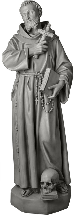 St Francis (Skull & Cross Statue - 63-inch