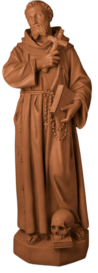 St Francis (Skull & Cross Statue - 63-inch