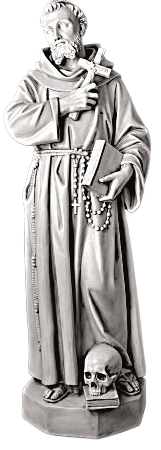 St Francis (Skull & Cross Statue - 63-inch