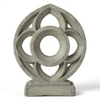 Four-Lobed Framework Architectural Panel - 36-inch — Antique Stone finish