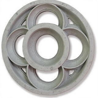 Four-Lobed Framework Architectural Panel - 36-inch — Limestone finish