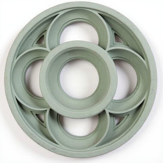 Four-Lobed Framework Architectural Panel - 36-inch — Mossy Green finish