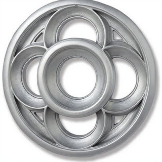 Four-Lobed Framework Architectural Panel - 36-inch — Silver finish