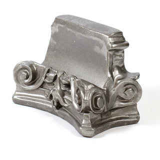 Display Capital Pedestal — Aged Silver finish