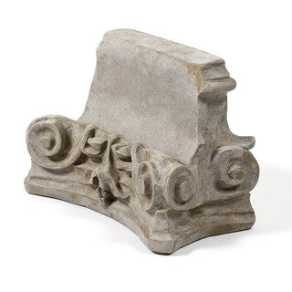 Display Capital Pedestal — Antique Stone finish
