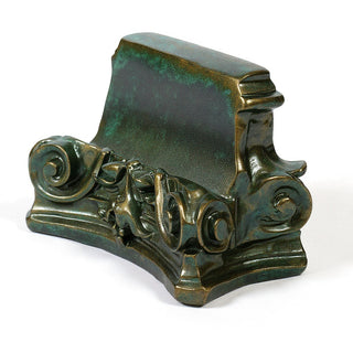 Display Capital Pedestal — Green Bronze finish