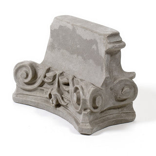 Display Capital Pedestal — Limestone finish