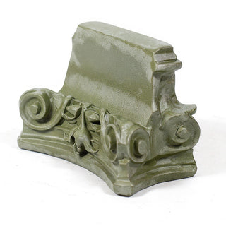 Display Capital Pedestal — Mossy Green finish