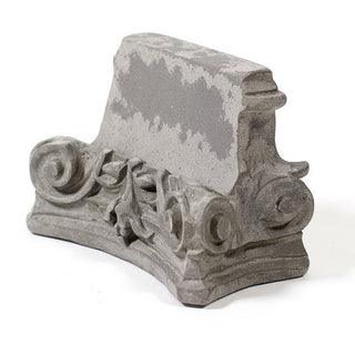 Display Capital Pedestal — Old Stone finish