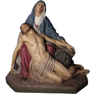 Pieta by the Daprato Statue - 58-inch - Realistic Color - Hand-Painted