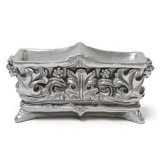 Fiori Planter - 13-inch — Antique Silver finish