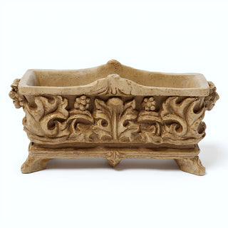 Fiori Planter - 13-inch — Gothic Stone finish