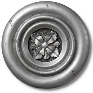 Overture Plate Wall Plaque — Aged Silver finish