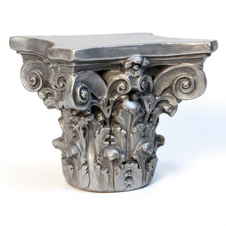 Corinthian Capital — Aged Silver finish