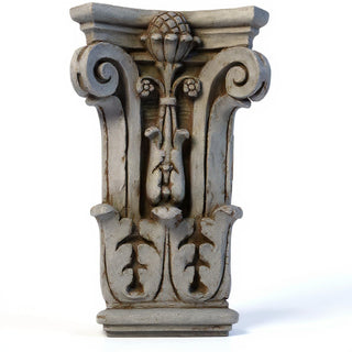 Pilaster Facade Wall Plaque - 22-inch — Antique Stone finish