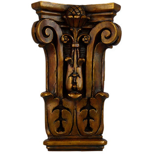 Pilaster Facade Wall Plaque - 22-inch — Bronze finish