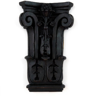 Pilaster Facade Wall Plaque - 22-inch — Dusted Black finish