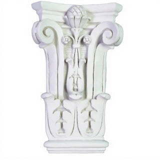 Pilaster Facade Wall Plaque - 22-inch — Flat White finish