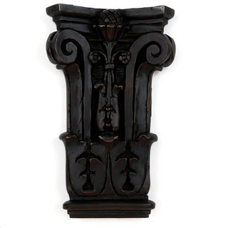 Pilaster Facade Wall Plaque - 22-inch — Iron finish