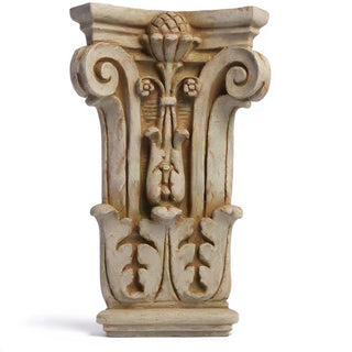 Pilaster Facade Wall Plaque - 22-inch — Museum Terracotta finish