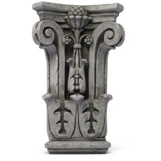 Pilaster Facade Wall Plaque - 22-inch — Old Stone finish