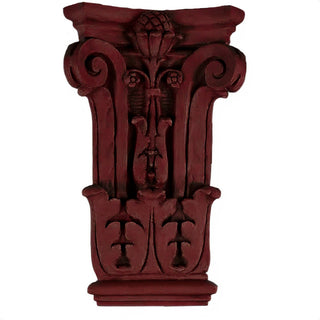 Pilaster Facade Wall Plaque - 22-inch — Rust finish