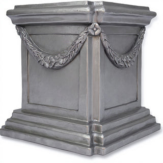 Alessa Pedestal - 22-inch — Aged Silver finish