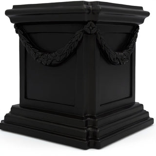 Alessa Pedestal - 22-inch — Flat Black finish