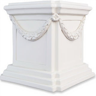 Alessa Pedestal - 22-inch — Flat White finish