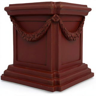Alessa Pedestal - 22-inch — Rust finish