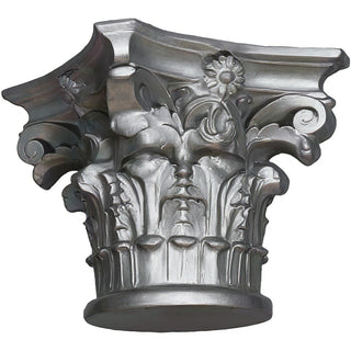 Corinthian Capital — Aged Silver finish
