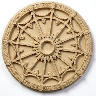 Opera Ceiling Medallion - 65-inch — Dusted Sand finish