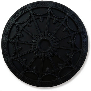 Opera Ceiling Medallion - 65-inch — Flat Black finish