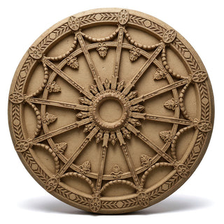 Opera Ceiling Medallion - 65-inch — Gothic Stone finish