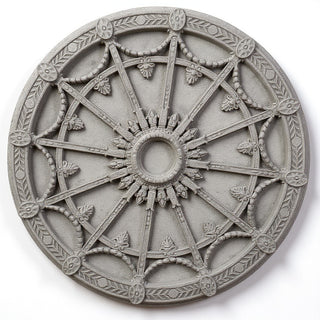 Opera Ceiling Medallion - 65-inch — Limestone finish