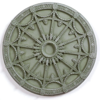 Opera Ceiling Medallion - 65-inch — Mossy Green finish
