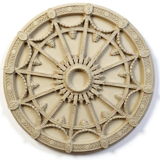Opera Ceiling Medallion - 65-inch — Museum Terracotta finish