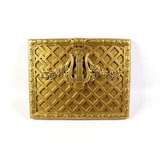 Harpo Trellis Wall Plaque — Antique Gold finish