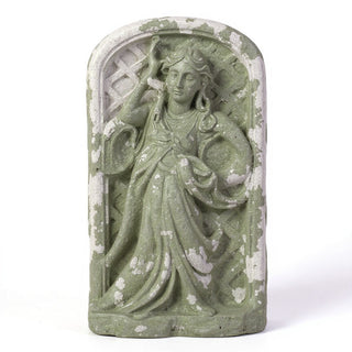 Harpo Trellis Wall Plaque — Mossy Green finish