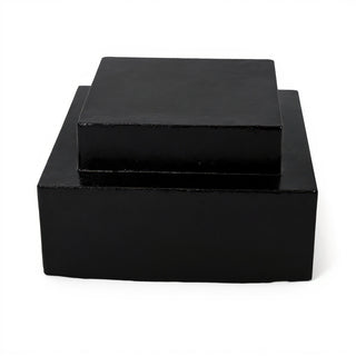 Double Level Stand Pedestal — Flat Black finish