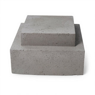 Double Level Stand Pedestal — Old Stone finish